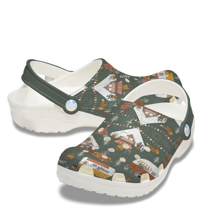 Camping Time Crocs Classic Clogs Shoes