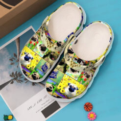 Pug Autumn Crocs Classic Clogs Shoes