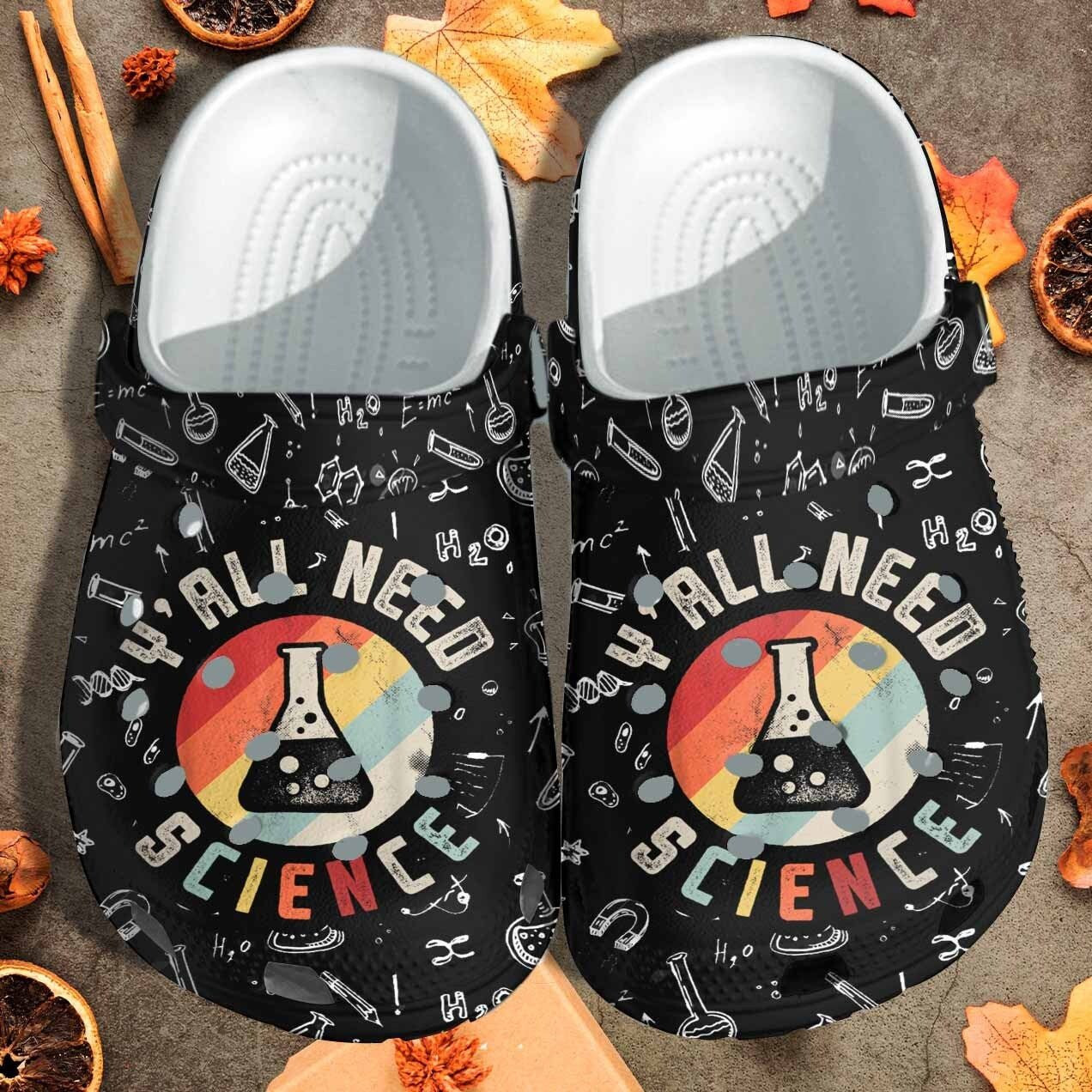 Science Funny Shoes Crocs Clogs Birthday Gift For Chemistry Teacher