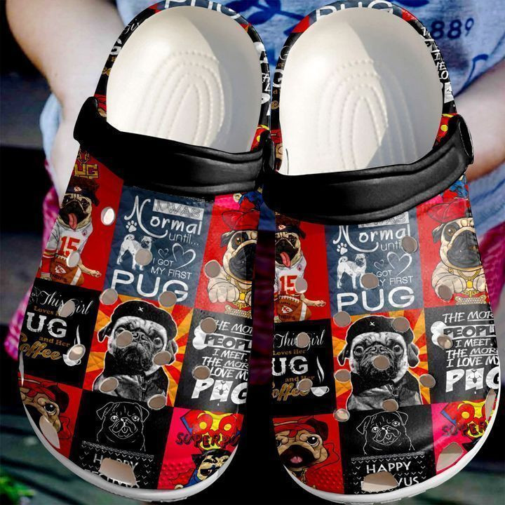 Pug Superbug Crocs Classic Clogs Shoes