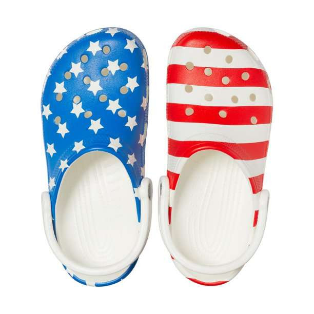 Usa Flag 4Th Of July Crocs Crocband Clogs