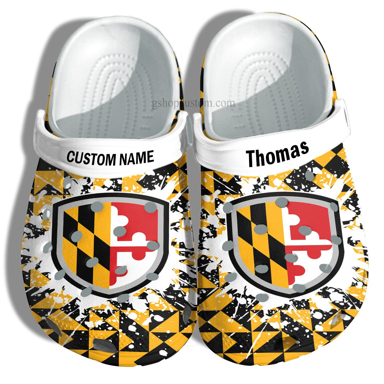 University Of Maryland Baltimore County Graduation Gifts Croc Shoes Customize- Admission Gift Crocs Shoes