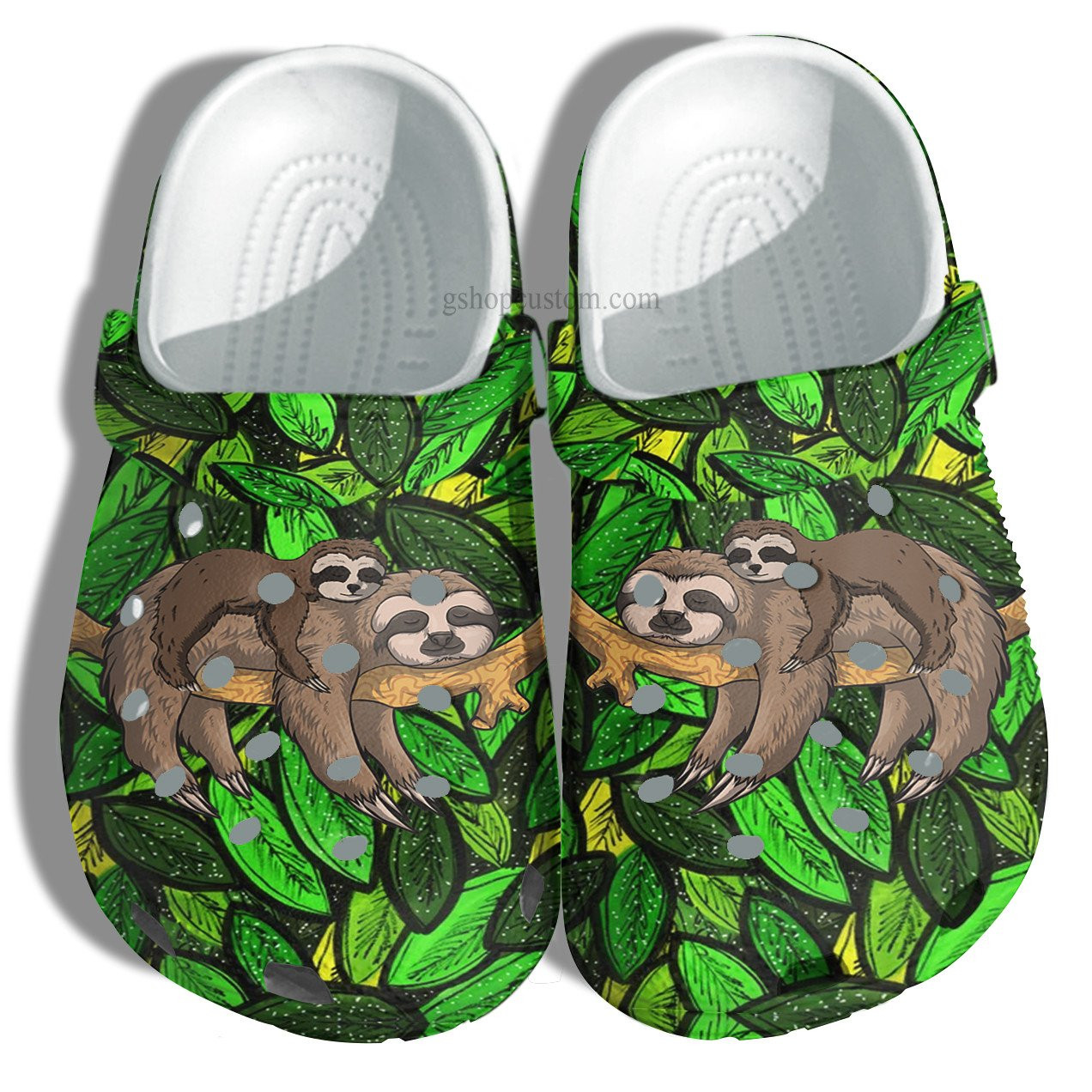 Sloth Grandma Grandaughter Sloth Croc Shoes Mother Day- Sloth Lazy Lover Crocs Shoes For Women