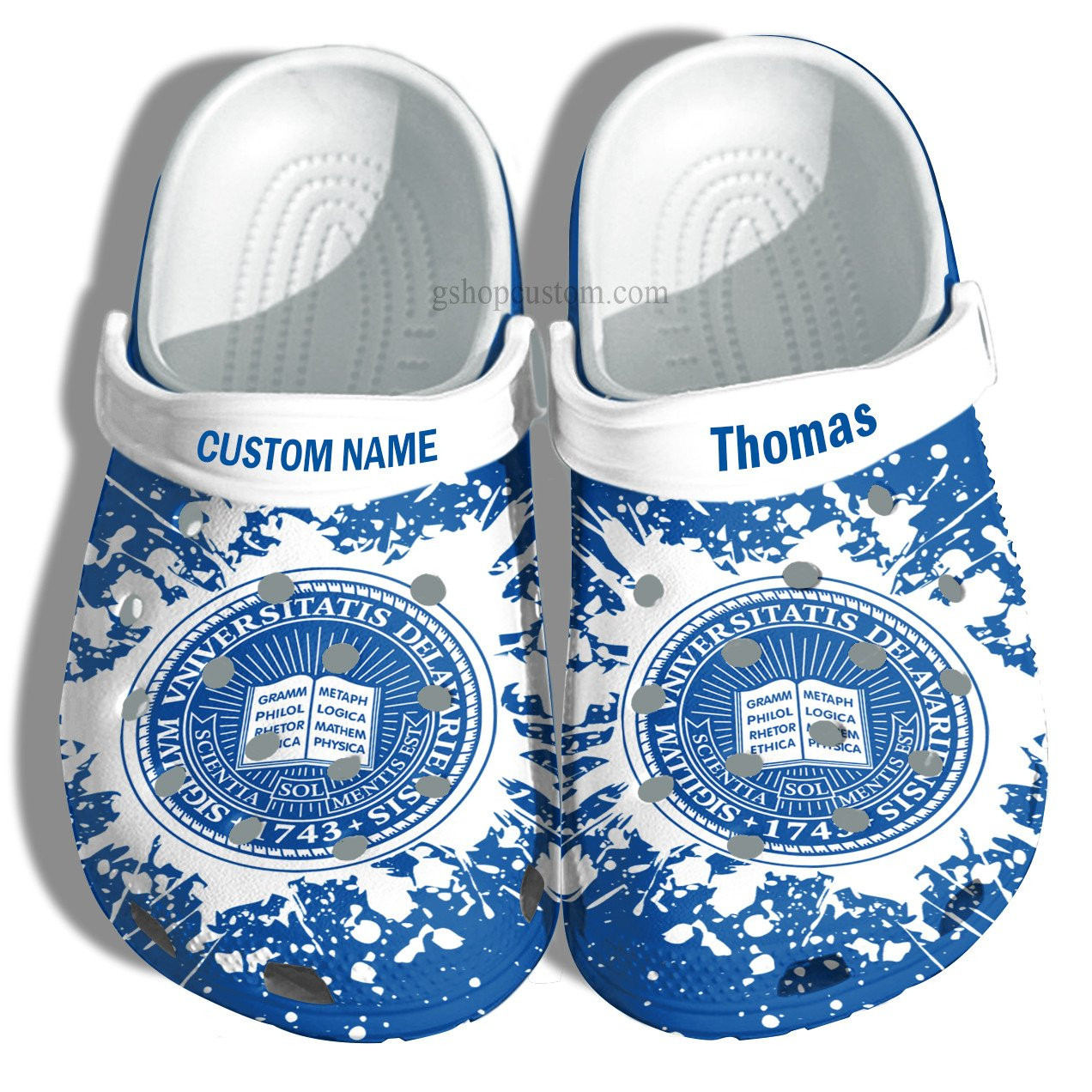 University Of Delaware Graduation Gifts Croc Shoes Customize- Admission Gift Crocs Shoes