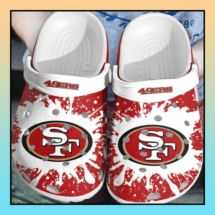 San Francisco 49Ers Crocs Crocband Clog Shoes For Men Women