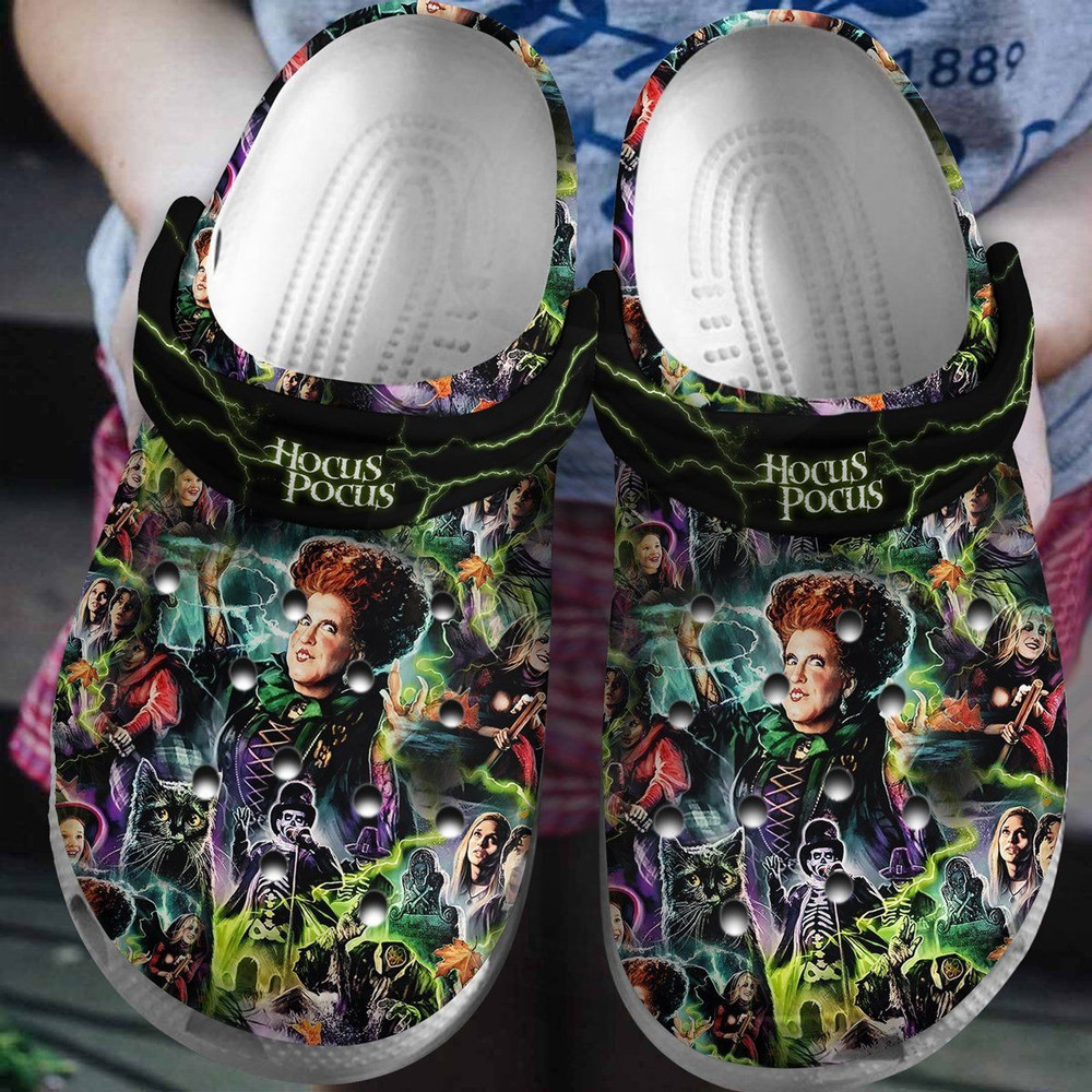 Hocus Pocus Halloween Crocs Classic Clog Shoes