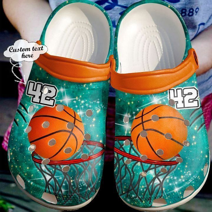 Basketball Personalized Galaxy Net Crocs Classic Clogs Shoes