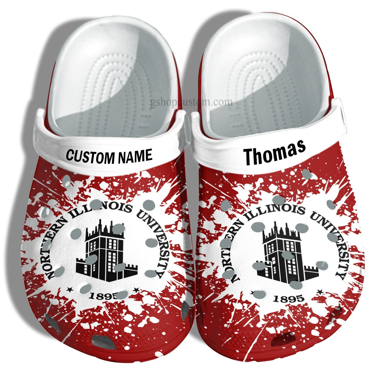 Northern Illinois University Graduation Gifts Croc Shoes Customize- Admission Gift Crocs Shoes