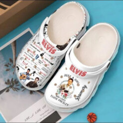 Personalized Just A Girl Who Loves Elvis Presley Crocs Clog Shoes