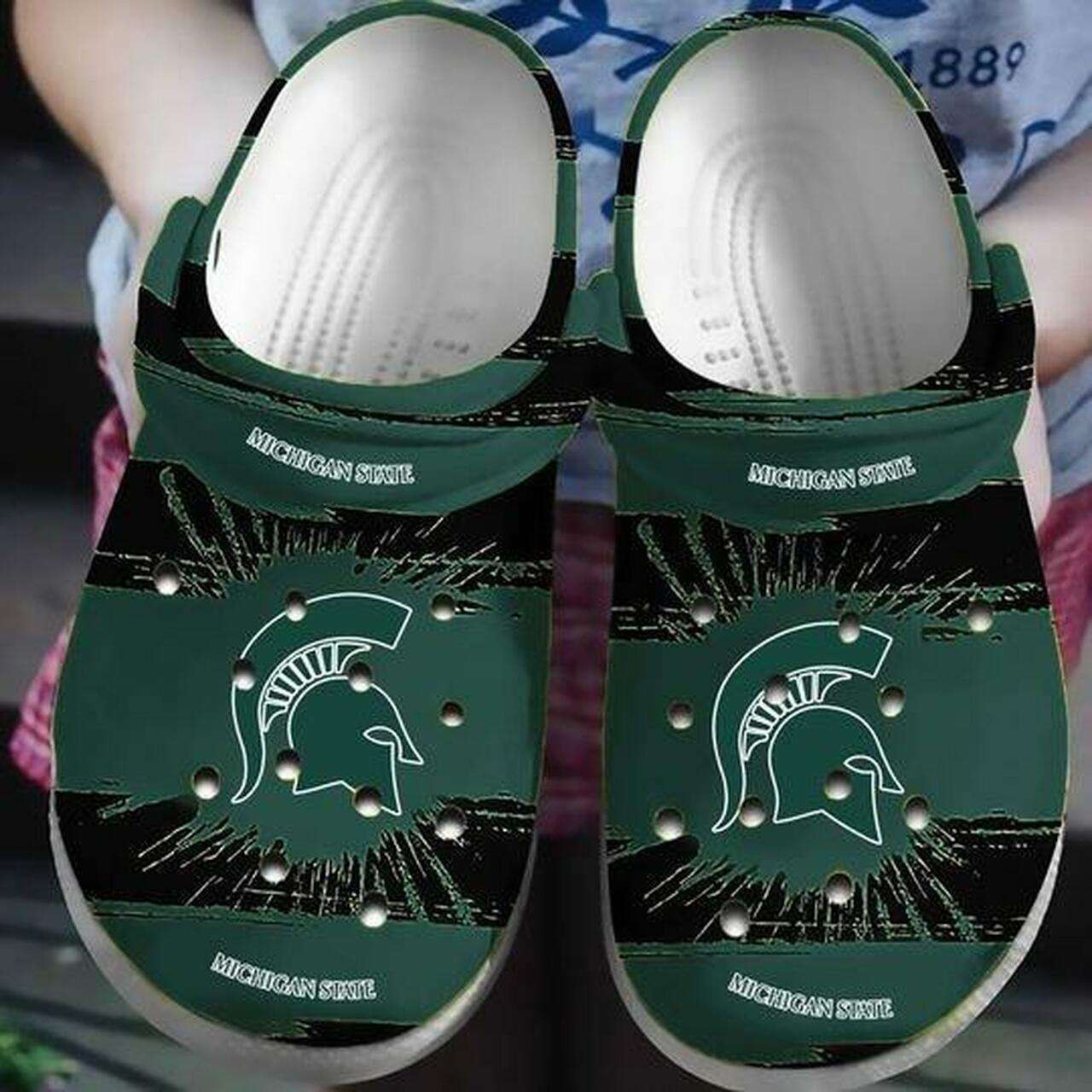 Michigan State Spartans Crocs Crocband Clogs