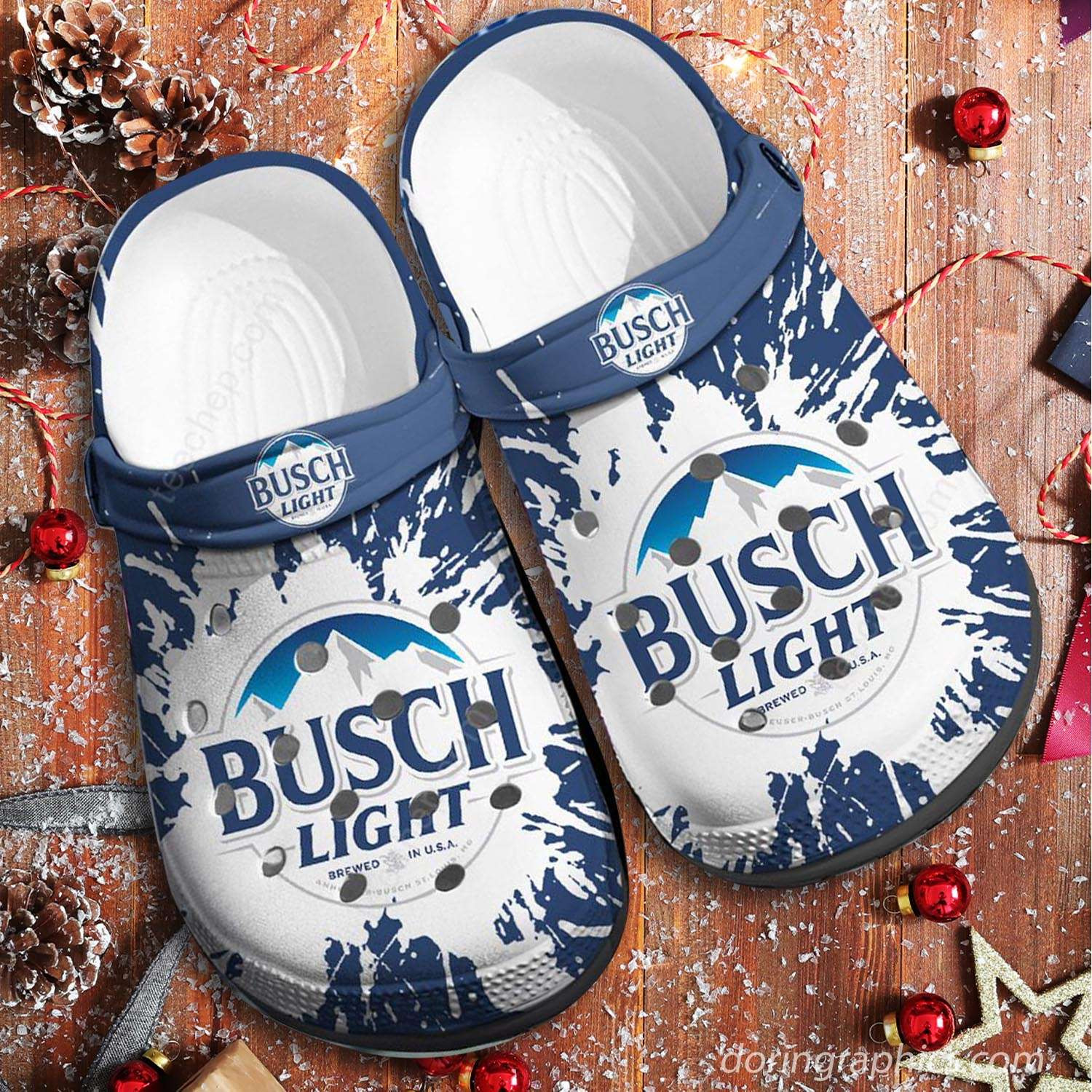 Busch Light Beer Crocs Crocband Clogs