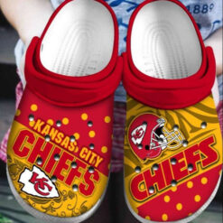 Kansas City Chiefs Nfl Fan Crocs Crocband Clogs