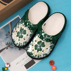 St Patricks Day Irish Shamrock Irish Crocband Crocs Shoes