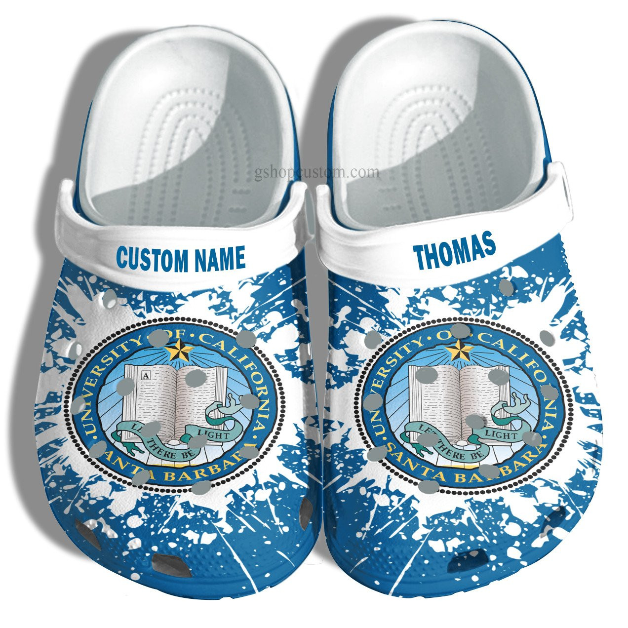 University Of California Santa Barbara Graduation Gifts Croc Shoes Customize- Admission Gift Crocs Shoes