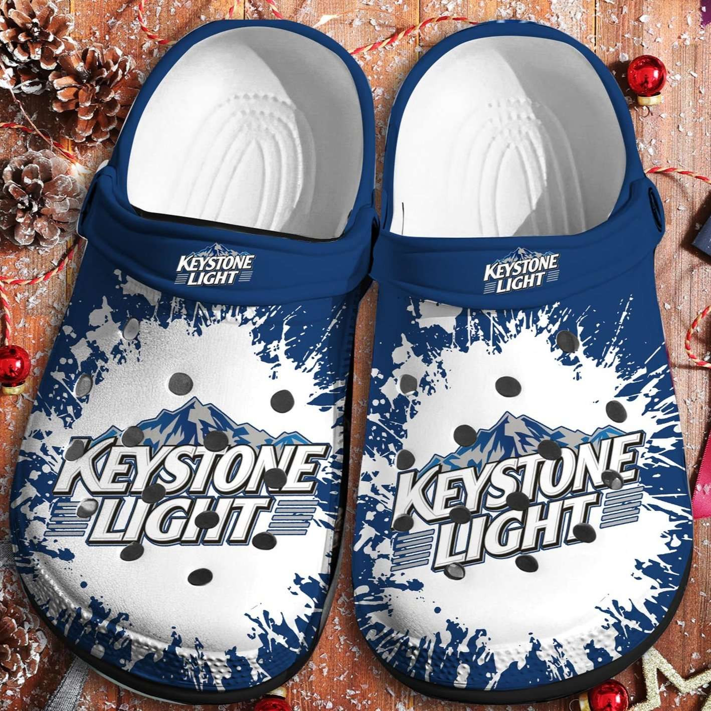 Keystone Light Beer Drinking Crocs Crocband Clog Shoes