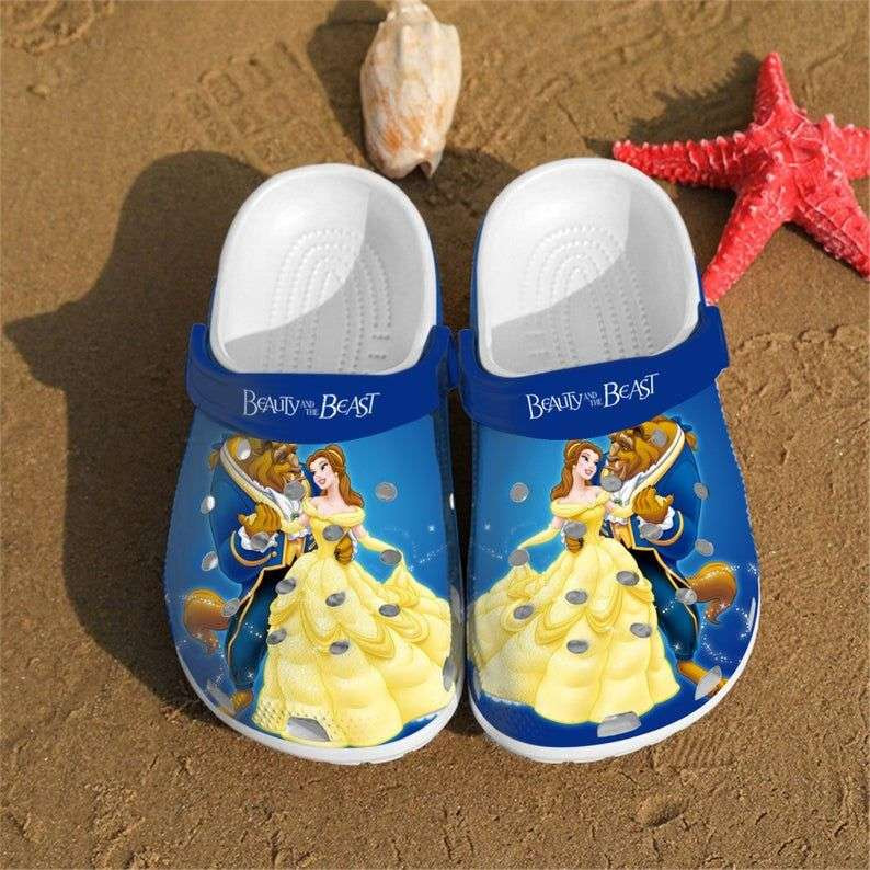 Beauty And The Beast Crocs Crocband Clogs