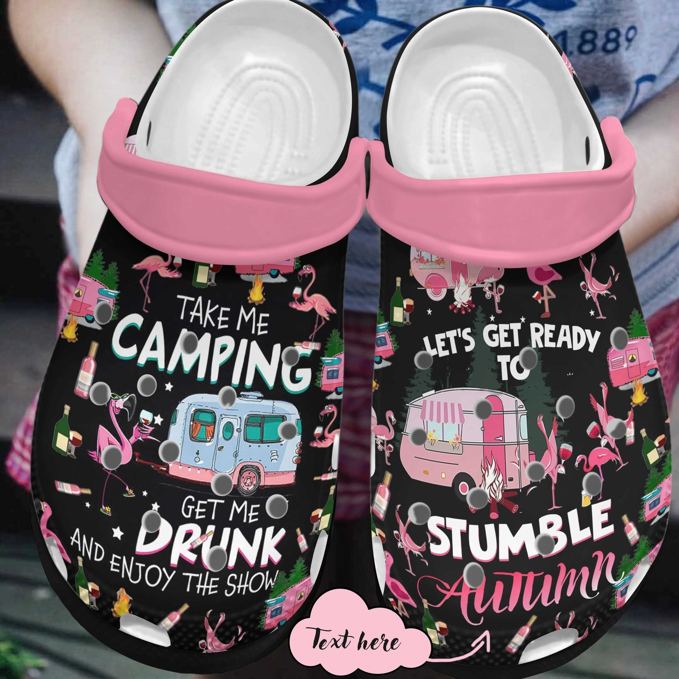 Lets Get Ready To Stumble Croc Shoes Clogs Birthday Gift For Girl - Drunk-Camper