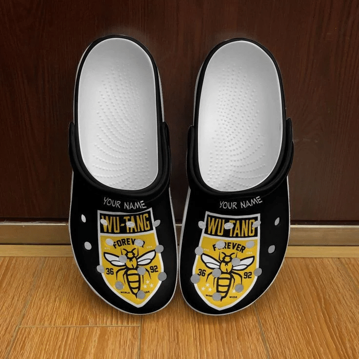 Personalized W Tang Killa Bee Clog Shoes