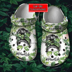 Women Garden Worker Decor Crocs Shoes Gift Grandma Mother Day- Plant Life Women Love Tree Shoes Croc Clogs Customize