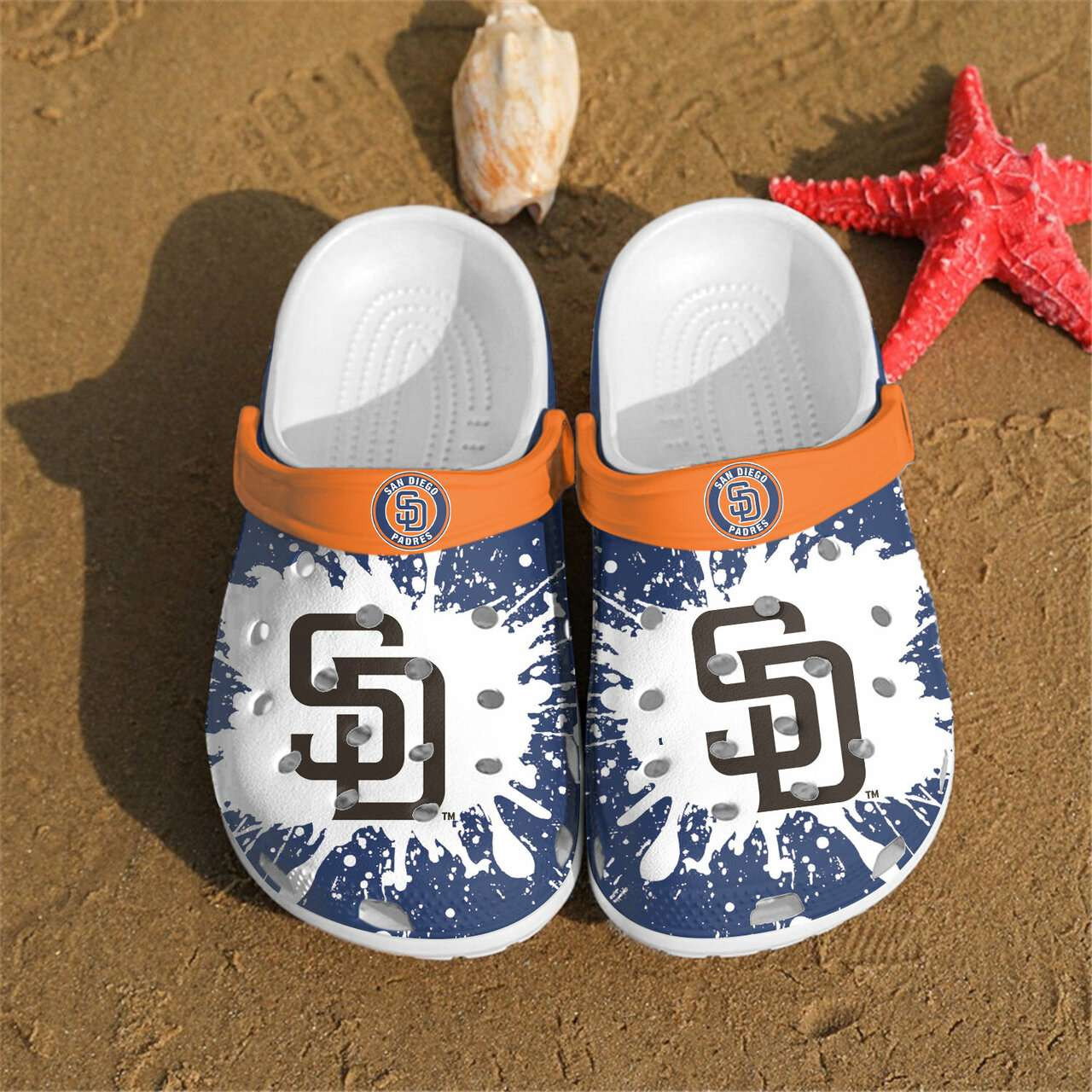 Mlb San Diego Padres Crocs Crocband Clogs