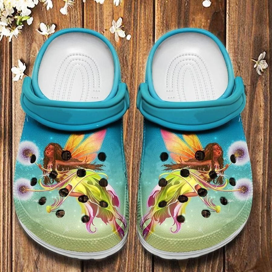 Angel Of Dream Crocs Shoes Clogs - Afro Women Art Custom Shoe Birthday Gift For Women Girl