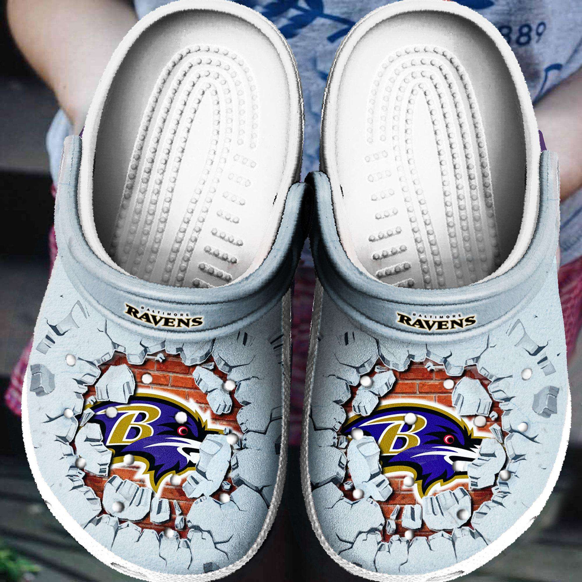 Baltimore Ravens Tide Clog Shoes