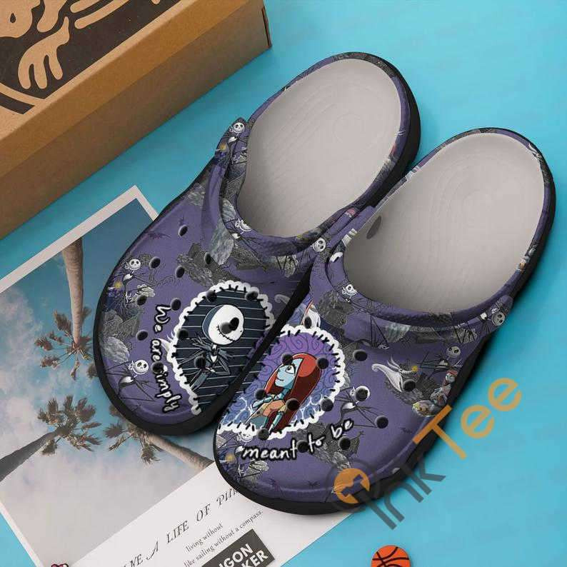 We Are Simply Mean To Be The Nightmare Before Christmas Crocs Crocband Clogs Shoes