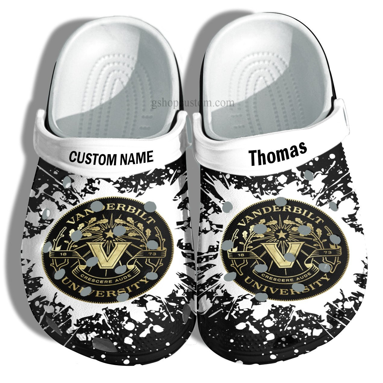 Vanderbilt University Graduation Gifts Croc Shoes Customize- Admission Gift Crocs Shoes