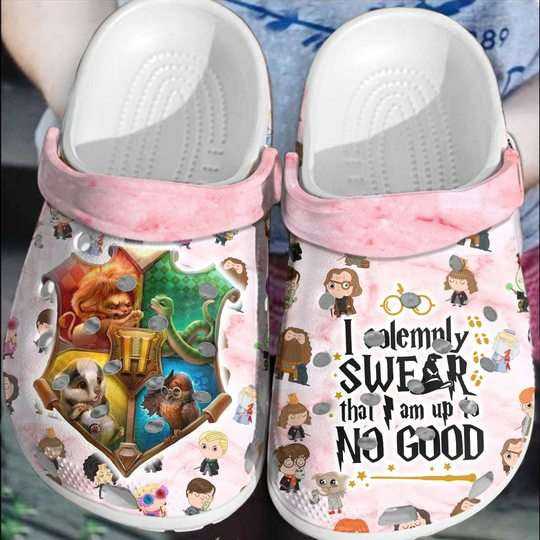 I Solemnly Swear That I Am Up No Good Hp Crocs Crocband Clogs