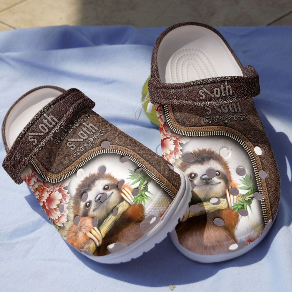 I Love Sloth Shoes Crocbland Clogs Crocs Birthday Gift For Male Female