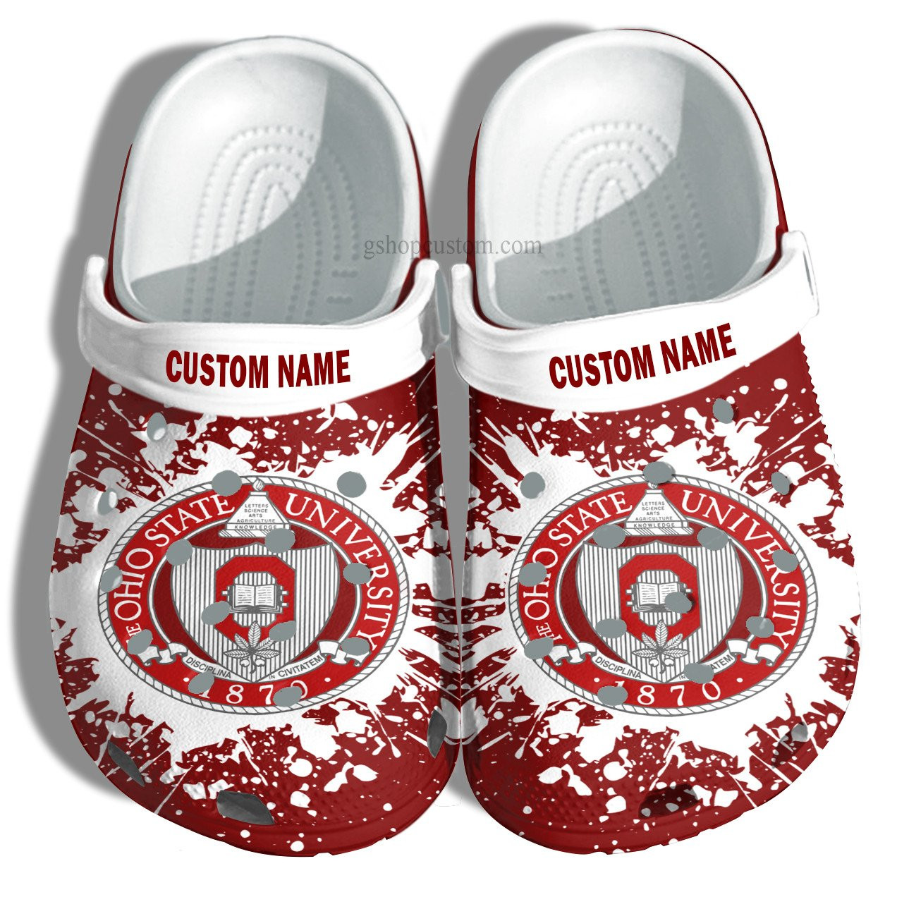 The Ohio State University Graduation Gifts Croc Shoes Customize- Admission Gift Crocs Shoes