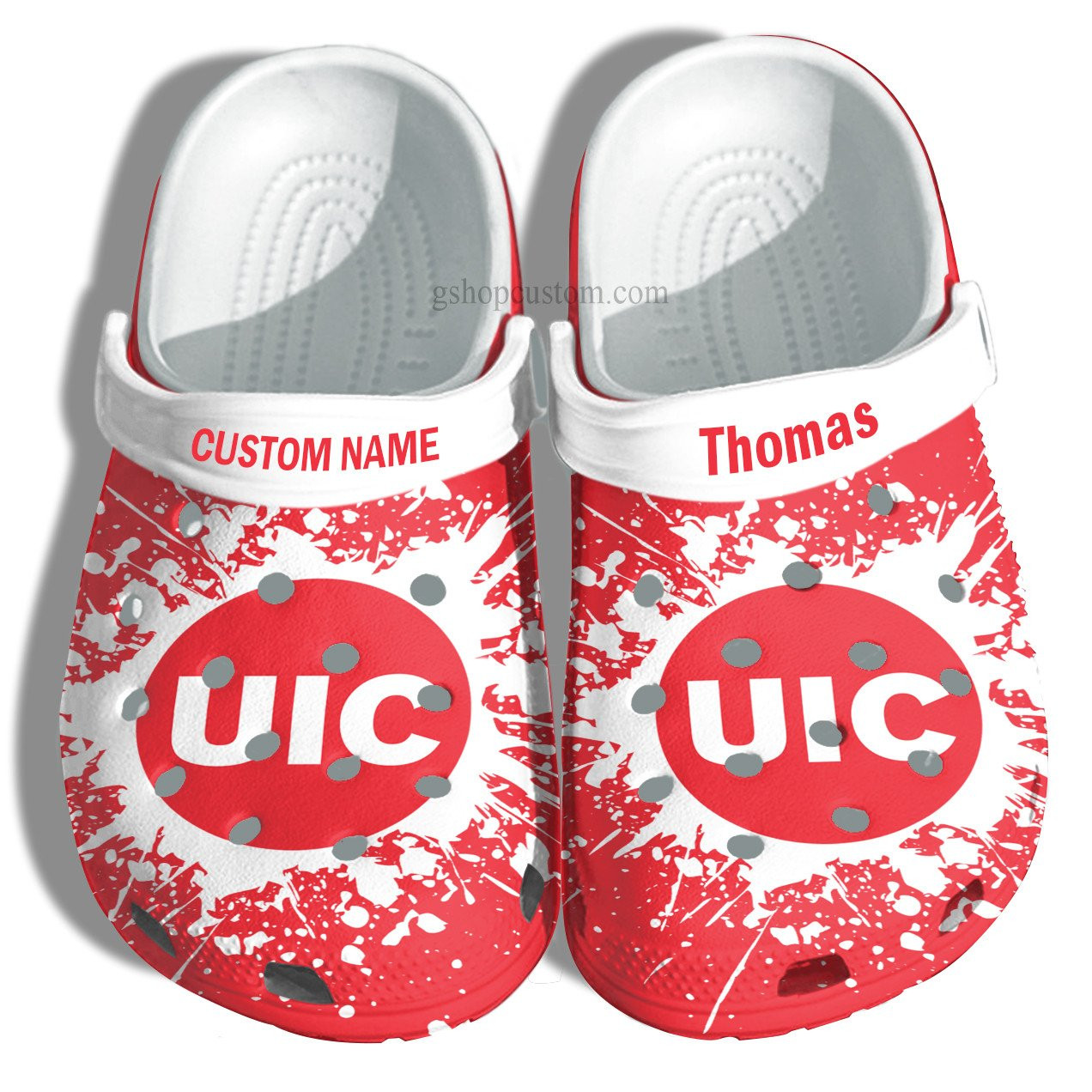 University Of Illinois At Chicago Graduation Gifts Croc Shoes Customize- Admission Gift Crocs Shoes