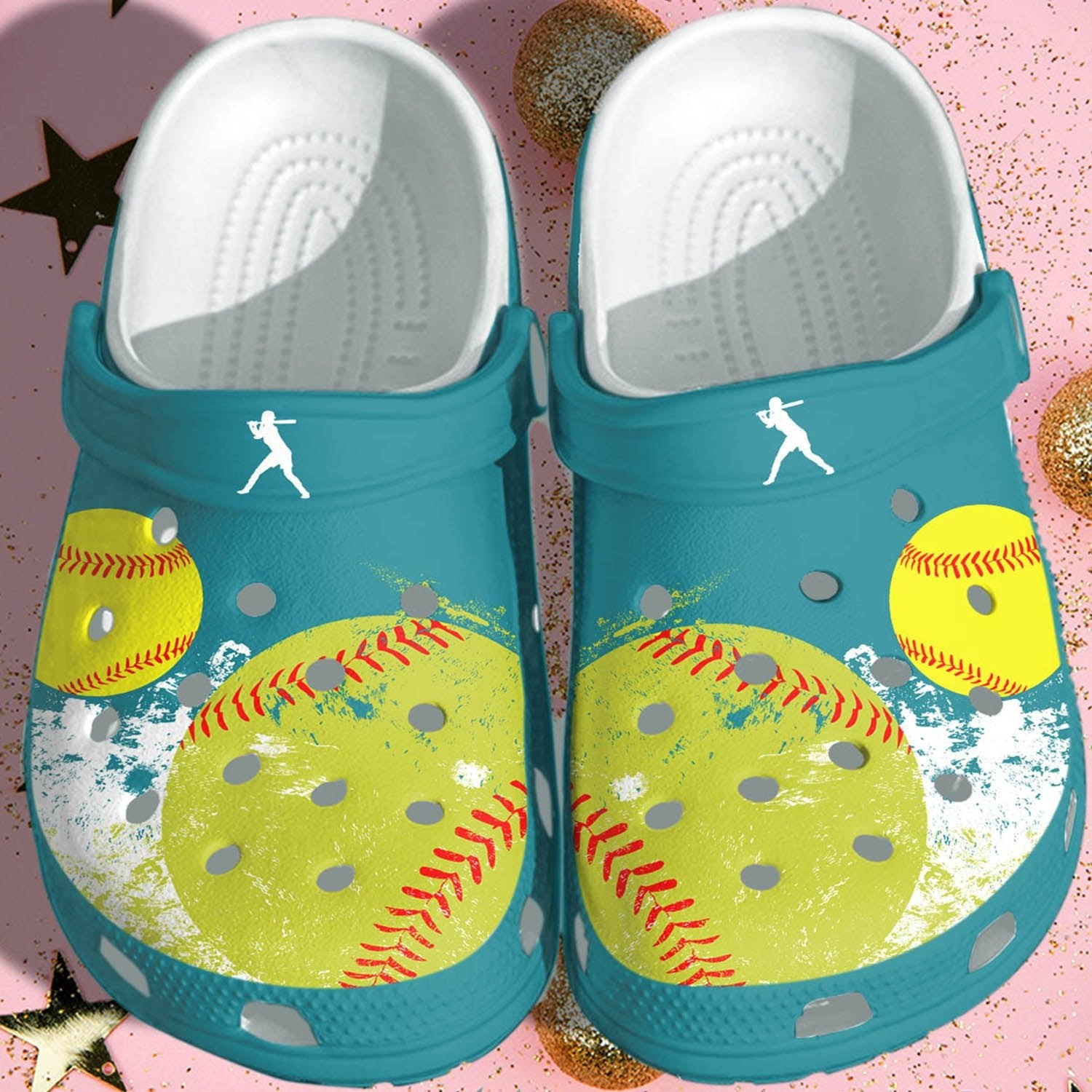 Soft Ball Sport Crocs Shoes Clogs Gifts For Son Daughter - Softball Custom Crocs Shoes Clogs For Men Women