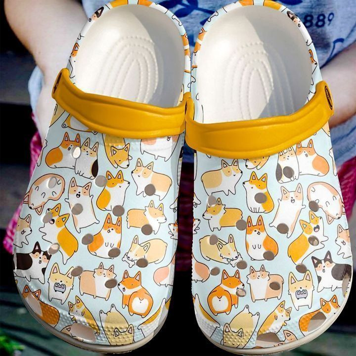 Corgi Corgilicious Crocs Classic Clogs Shoes