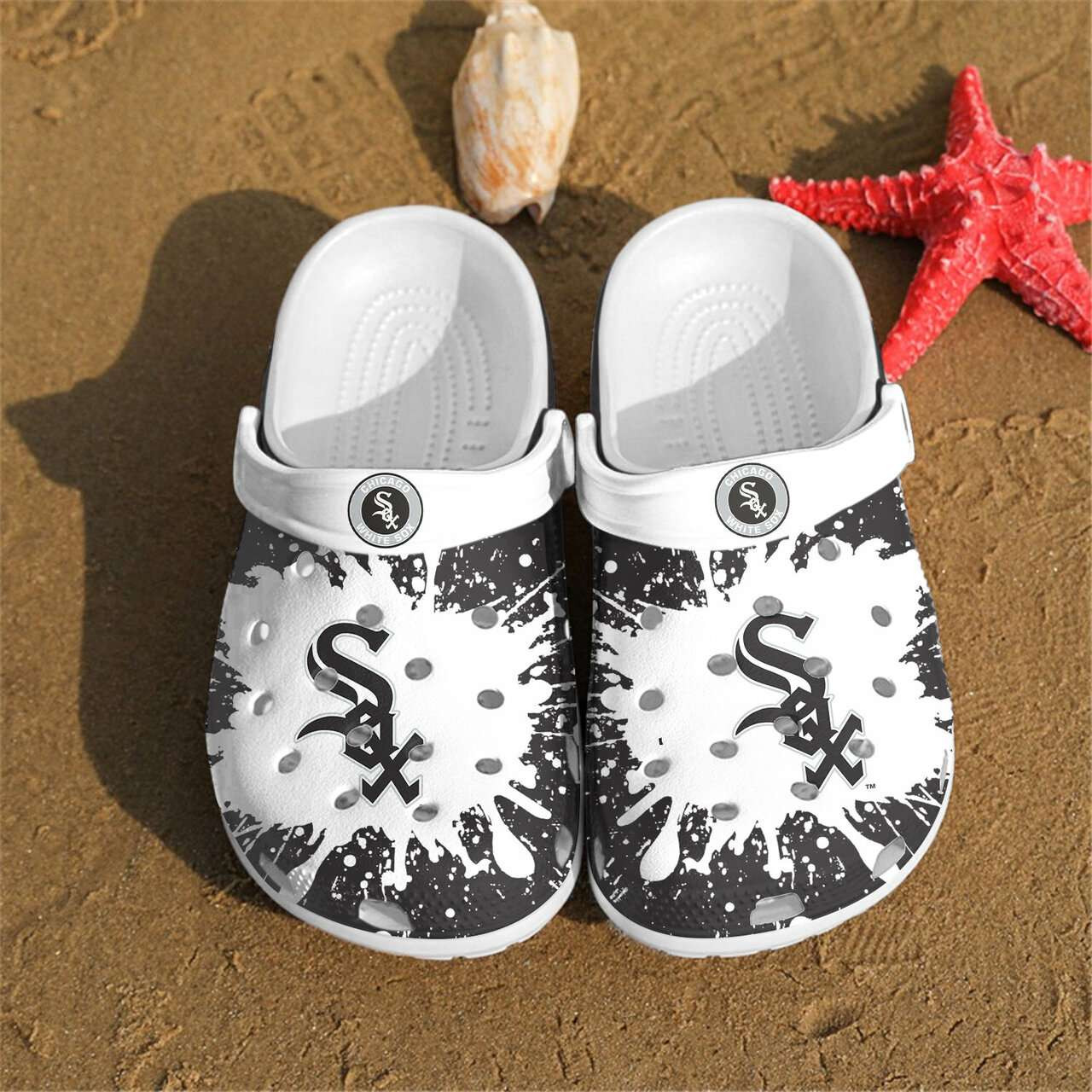 Mlb Chicago White Sox Crocs Crocband Clogs