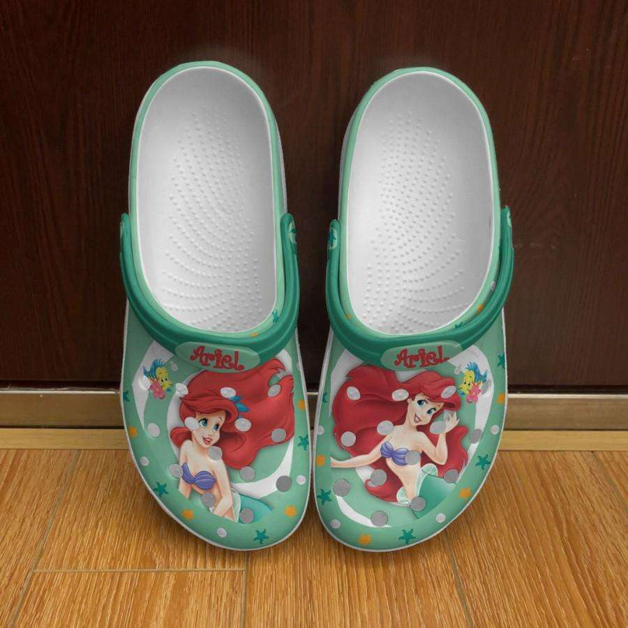 Princess Ariel Crocs Crocband Clogs