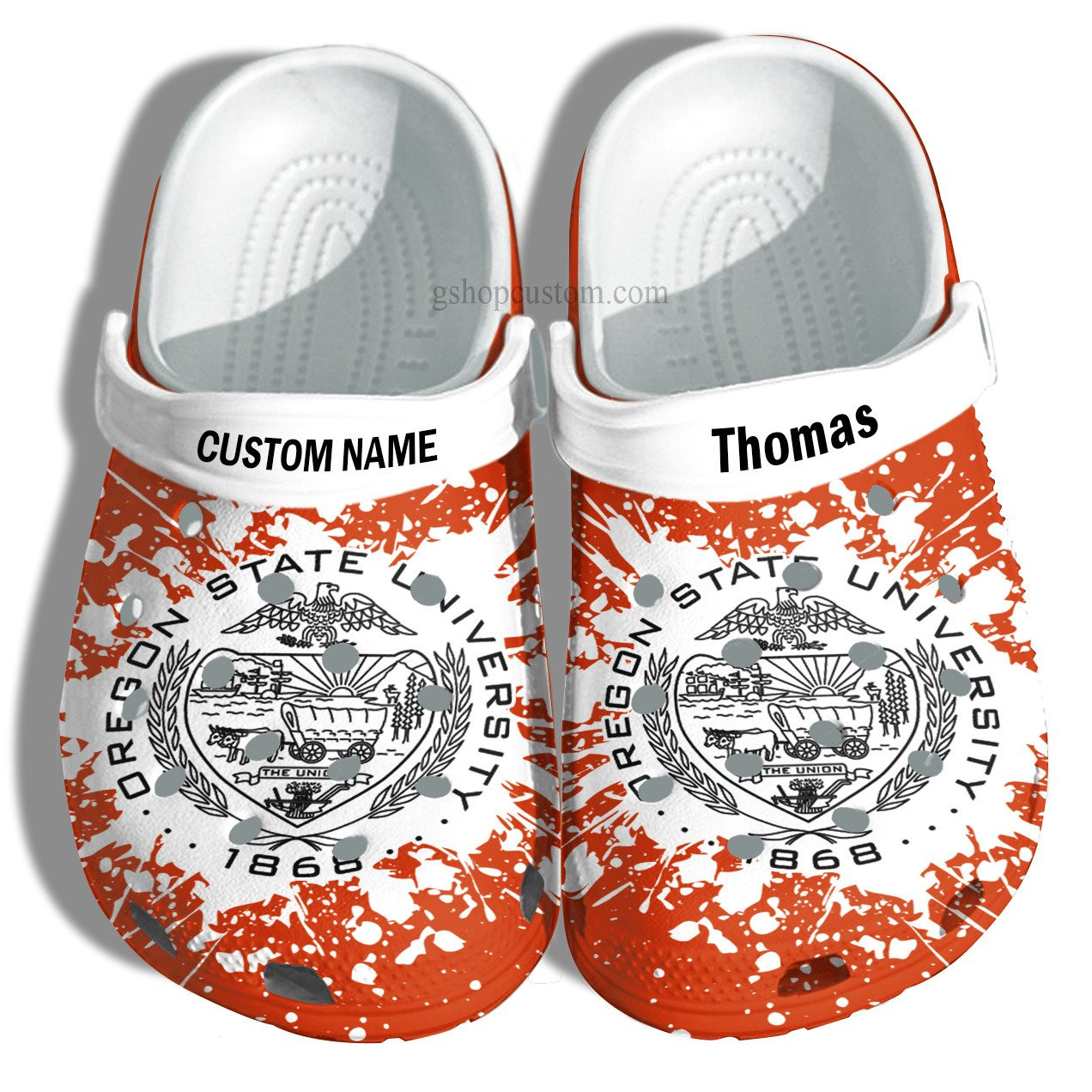 Oregon State University Graduation Gifts Croc Shoes Customize- Admission Gift Crocs Shoes