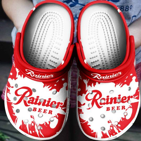 Rainier Beer Crocs Crocband Clog Shoes For Men Women