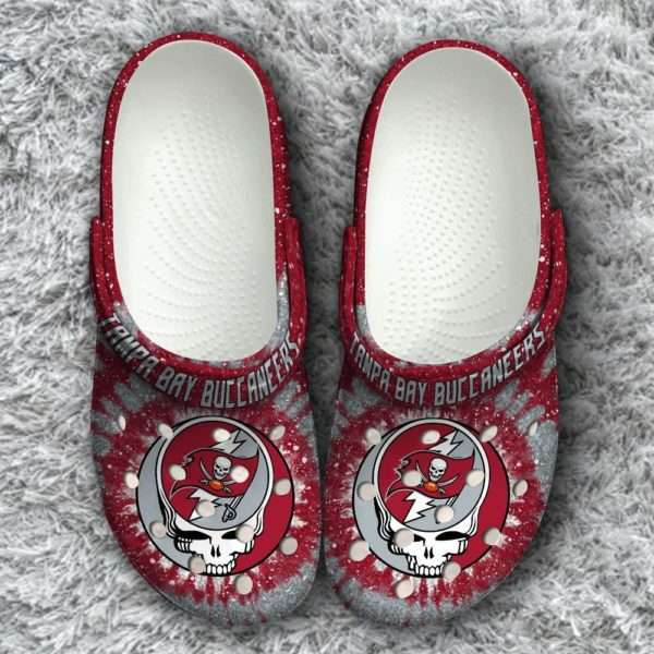 Nfl Tampa Bay Buccaneers Grateful Dead Crocs Crocband Clogs