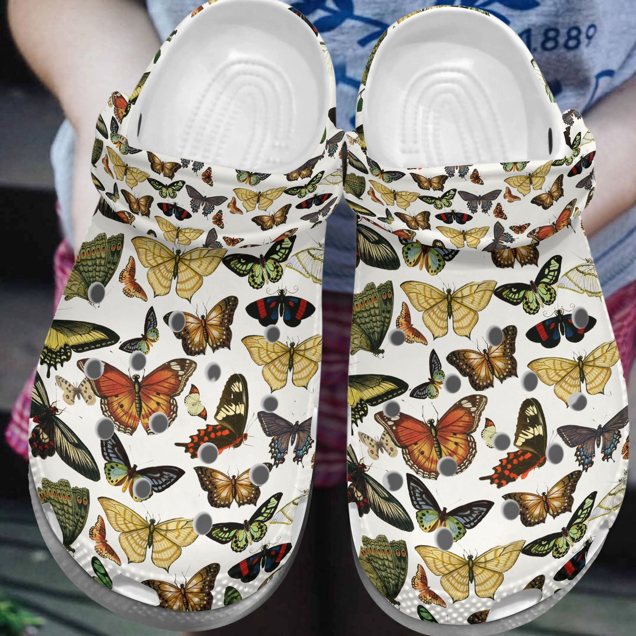 Butterflies Life Croc Shoes For Mother Day - Animal Shoes Clog