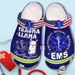 Llama Ems Worker Team Crocs Shoes For Men Women- Ems Alpaca Your Wound Shoes Croc Clogs Gifts Mother Day