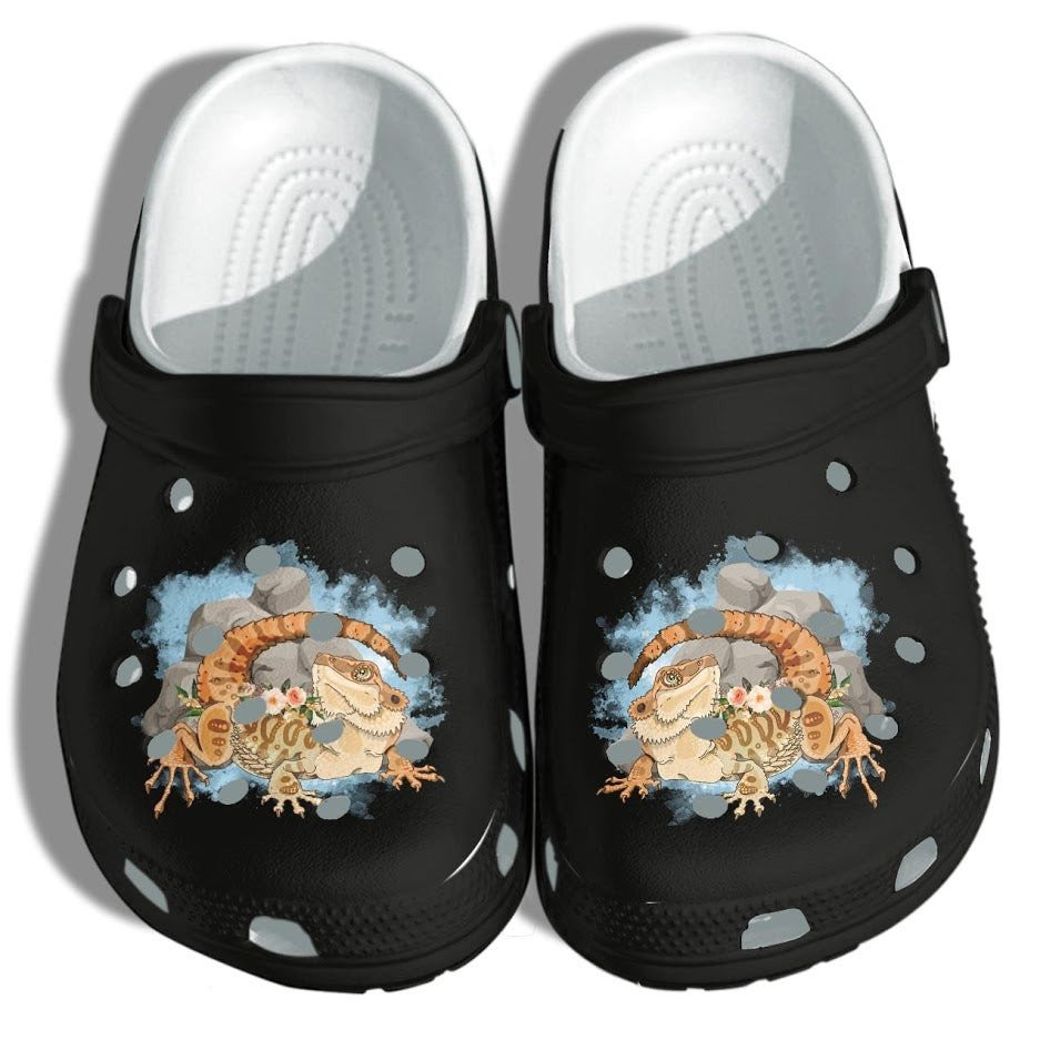 Bearded Dragons Pets Crocs Shoes Clogs - Who Loves Bearded Dragons Gecko Crocs Shoes