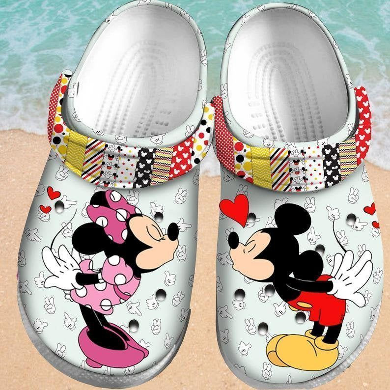 Mickey Mouse 3D Comfortable For Mens And Womens Classic Water Crocs Clog Shoes