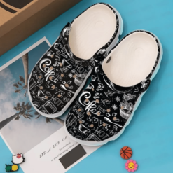 Coffee Time Crocs Classic Clogs Shoes