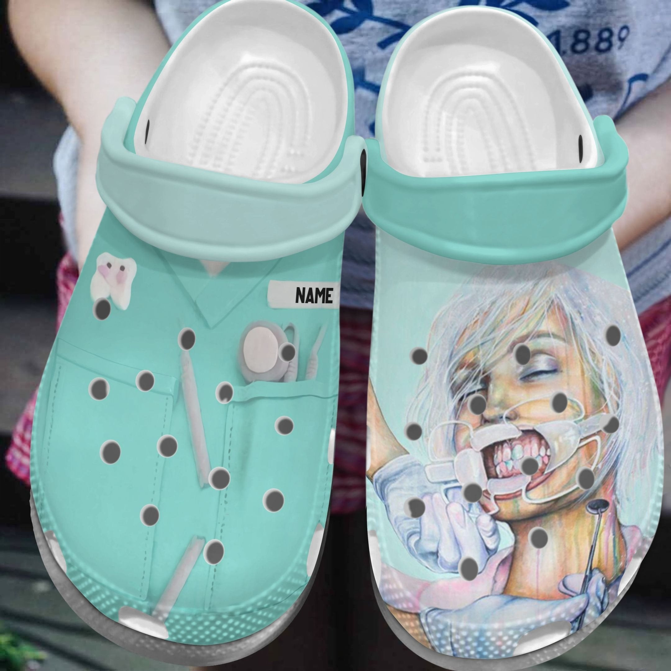 My Dental Life Crocs Clogs Shoes Birthday Gift For Men Women