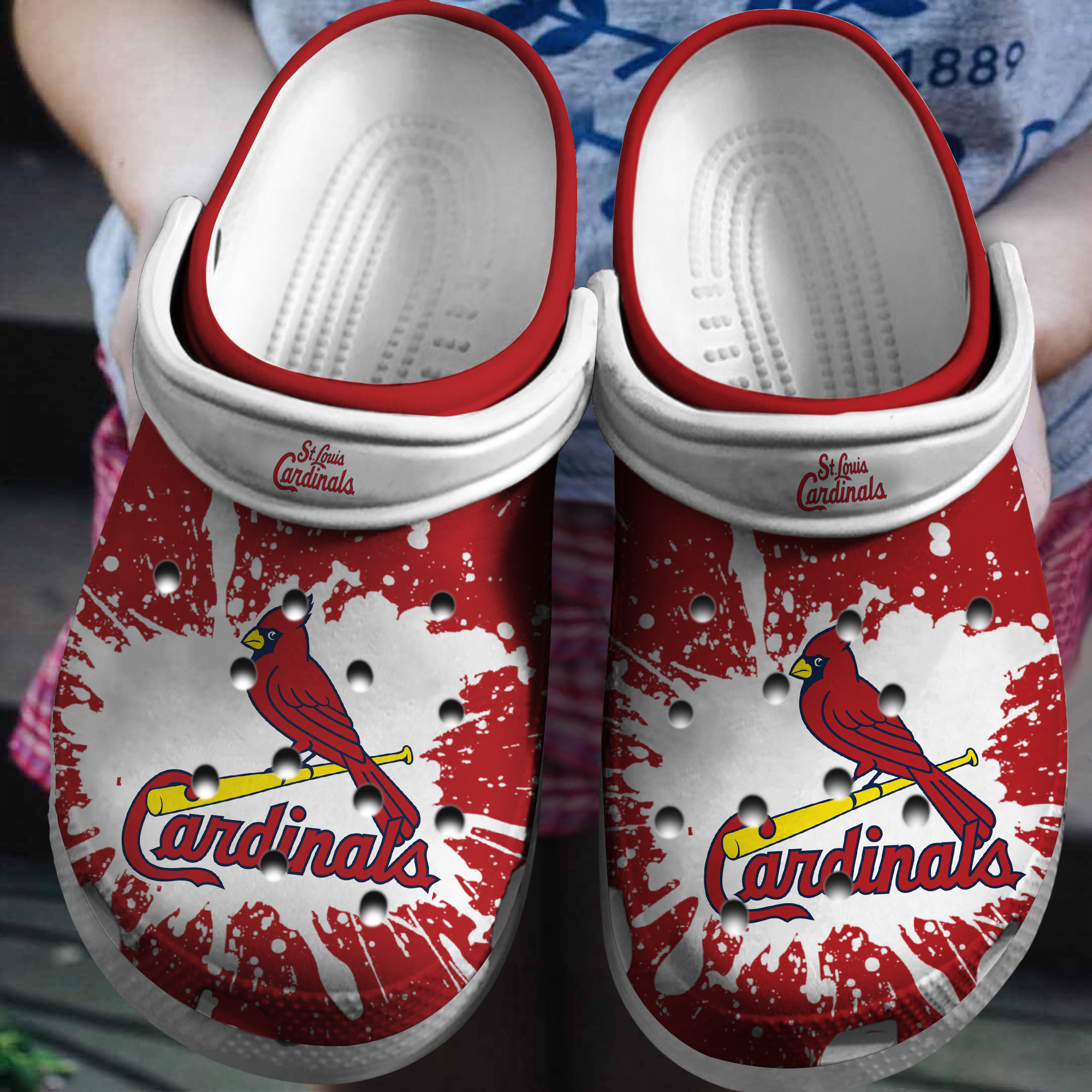 Hot Mlb Team St Louis Cardinals Crocs Clog Shoesshoes