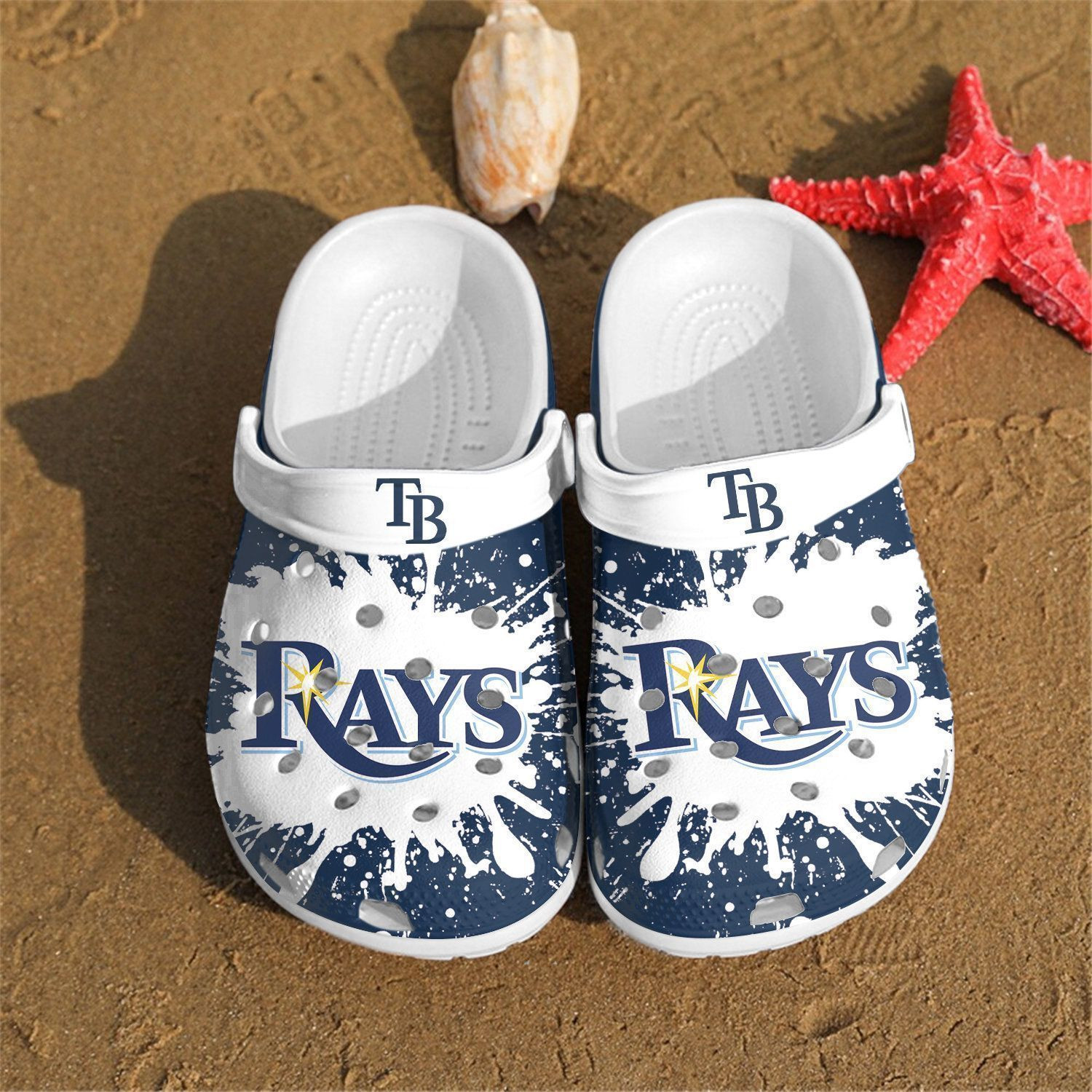 Tampa Bay Rays Mlb Teams Gift For Fan Rubber Crocs Clog Shoescrocband Clogs