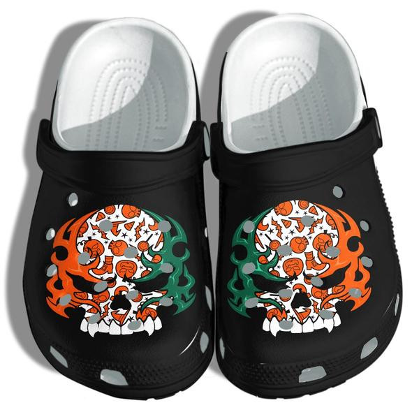 Irish Skulls Halloween Crocs Clog Shoestattoo Shoes Clog Halloween 2021 Crocs Clog Shoescrocband Clog Birthday Gift For Boy Girl