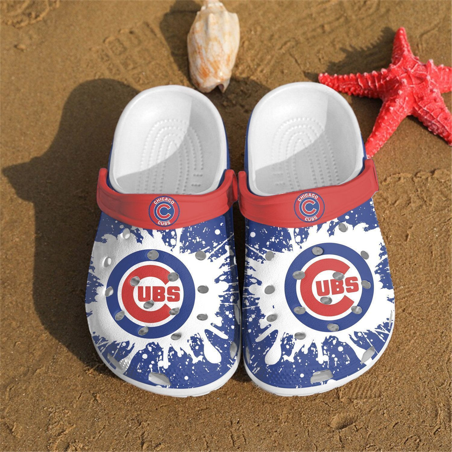 Mlb Chicago Cubs Big Logo Teams Gift For Fan Crocs Clog Shoescrocband Clogs Com