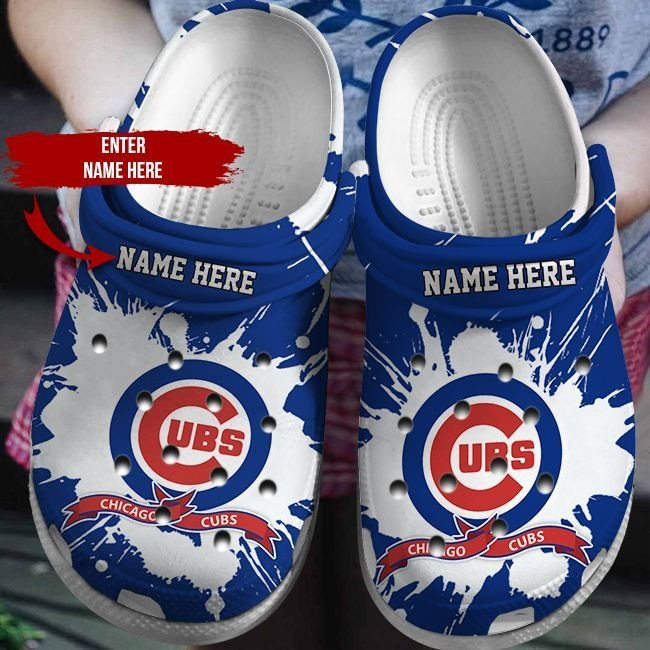 Personalized Chicago Cubs Crocbland Clog 50609Tp